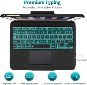img 1 attached to Kibbol Detachable Bluetooth Precisive Lightweight Tablet Accessories for Keyboard Cases