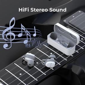 img 2 attached to 🎧 Беспроводные наушники FIIL T1XS Bluetooth 5.0 - водонепроницаемые, внутриканальные, с микрофоном - для iPhone и Android - белые