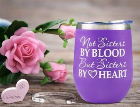 img 2 attached to Sister-like Friendship Gifts for Women - Heartfelt Birthday Gifts, Best Friend Tumblers, Sister-in-Laws Cup