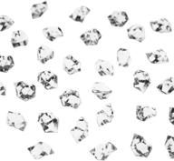 💎 super z outlet 120 pack clear acrylic ice rock crystals: versatile table scatters, vase fillers, and decorative gems for events, weddings, and crafts logo