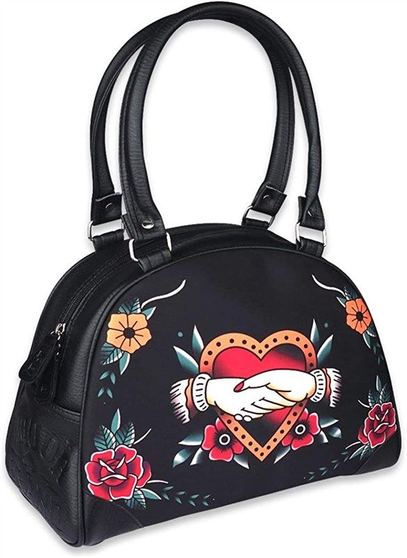 liquorbrand forever leather bowler handbag 로고