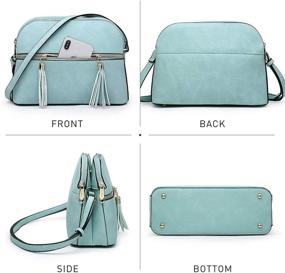 img 2 attached to 👜 Dasein Crossbody Shoulder Fashion Women's Handbags & Wallets with Multiple Pockets - Perfect for Shoulder Bags