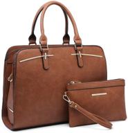 ostrich women's handbags & wallets set with matching satchel briefcases logo