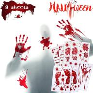 handprint footprint halloween decorations stickers home decor for window treatments logo