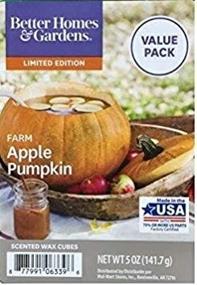 img 1 attached to 🍎 Better Homes & Gardens Farm Apple Pumpkin Wax Melts Cubes - 5 oz Package (12 Cubes) - Long-lasting Fragrance!