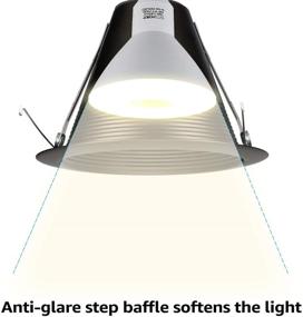 img 3 attached to Ultra-efficient TORCHSTAR Recessed Anti 💡 Glare Self Flanged Downlight: Enriched Lighting Solution