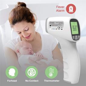 img 1 attached to 🌡️ OLANGDA No-Touch Forehead Thermometer: Accurate 2-in-1 Digital Infrared Thermometer for Adults, Body & Surface Temperature, LCD Display