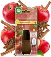 🍎 air wick essential mist apple & cinnamon - fragrance mist for fall | 1ct air freshener with varying packaging logo