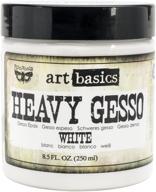 prima marketing 961442 art basics heavy gesso: versatile 8.5-ounce white primer for artists logo