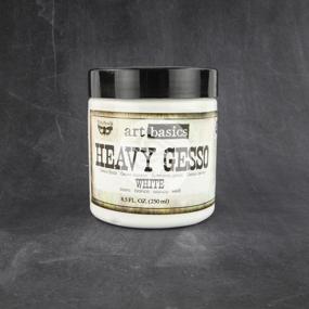 img 3 attached to Prima Marketing 961442 Art Basics Heavy Gesso: Versatile 8.5-Ounce White Primer for Artists
