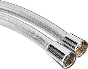 img 2 attached to 🚿 Hansgrohe Handheld Replacement Chrome Shower Hose with Easy Install - 1-Inch Modern Coordinating Design (Model: 28276003), 63" Length