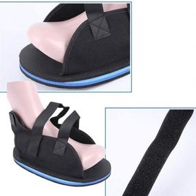 img 2 attached to Open Toe Cast Shoe for Foot Fracture Support | Post Op Boot for Toe Valgus, Surgical Fixed Gypsum Walking Boot with Stable Ankle Joints | Ideal for Foot Injuries, Postoperative Recovery, and Pain Relief