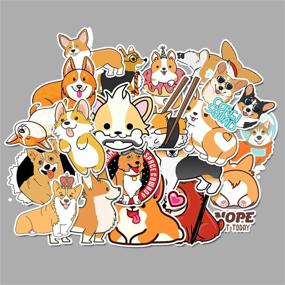 img 3 attached to 🐶 Waterproof Welsh Corgi Pembroke Stickers (50 Pack) - Cute, Aesthetic, Trendy Stickers for Teens & Girls | Perfect for Water Bottles, Laptops, Phones, Travel | Extra Durable Vinyl