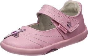 img 4 attached to Pediped Girls Starlite Walker Toddler Girls' Shoes