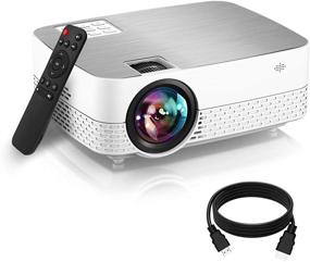 img 4 attached to 🎥 Yefound Movie Projector: 6500 Lumens, 1080P Support, HiFi Speaker, 60,000 Hours LED Lamp Life, Home Theater Projector - Compatible with TV Stick/Switch/Laptop/PS5/USB/HD, Outdoor Video Projector