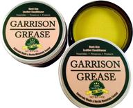 🛡️ garrison grease hard-use leather conditioner: nourish, preserve & protect with superior non-toxic formula logo