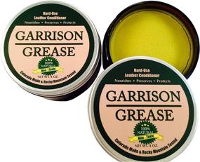 img 4 attached to 🛡️ Garrison Grease Hard-Use Leather Conditioner: Nourish, Preserve & Protect with Superior Non-Toxic Formula