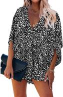 комбинезон prettygarden в леопардовый принт с карманами - женская модная одежда и комбинезоны, ромперы и комбинезоны логотип