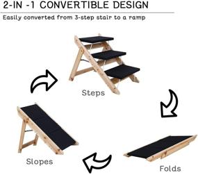 img 2 attached to HSCCGI Foldable Stairs Ladder Levels