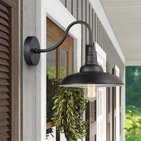 img 2 attached to Emliviar Black Gooseneck Industrial Sconce