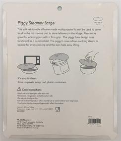 img 3 attached to 🐷 Marna White Piggy Steamer - 8-1/2 Inch Versatile Kitchen Steamer for Healthy Cooking