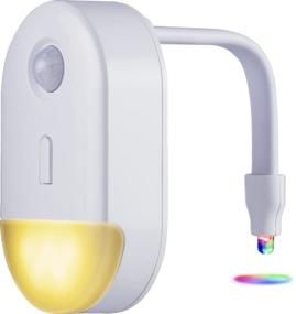 img 4 attached to 🚽 Energizer Toilet Night Light - 1 Pack, 20-Color Changing LED Toilet Bowl Light with Motion Sensor Activation - Battery Powered Bathroom Night Light - Unique & Funny Gift Idea - Stocking Stuffers - Model 54845