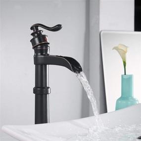 img 1 attached to 🚰 Premium Homevacious Bathroom Waterfall Commercial Lead Free Faucet - Elegant and Safe Choice for Your Bathroom