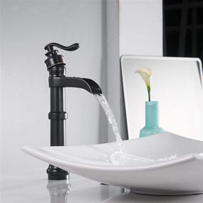 img 3 attached to 🚰 Premium Homevacious Bathroom Waterfall Commercial Lead Free Faucet - Elegant and Safe Choice for Your Bathroom