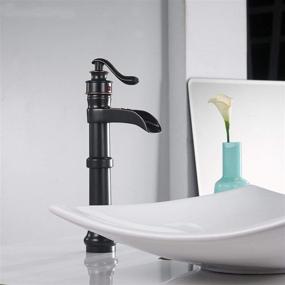 img 2 attached to 🚰 Premium Homevacious Bathroom Waterfall Commercial Lead Free Faucet - Elegant and Safe Choice for Your Bathroom