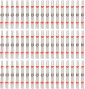 img 4 attached to 🦅 Орлы 50шт Водонепроницаемые Сваривающие Соединители для Проводов - Термоусаживаемые Соединители с Паяльным Рукавом для Морской и Автомобильной Техники, Красные - Улучшенный SEO