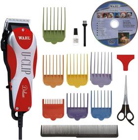 img 4 attached to 🐾 Wahl Professional Animal Deluxe U-Clip Pet, Dog, and Cat Clipper & Grooming Kit - Red and Chrome (#9484-300)