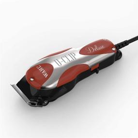img 2 attached to 🐾 Wahl Professional Animal Deluxe U-Clip Pet, Dog, and Cat Clipper & Grooming Kit - Red and Chrome (#9484-300)