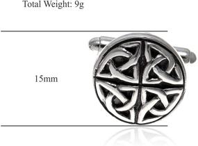 img 1 attached to Sophisticated Sterling Cufflinks: Alexander Castle USCEL SCUF 544O