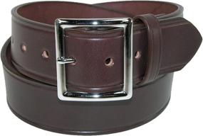 img 2 attached to Stylish and Durable Boston Leather Mens Garrison Brown Belts: Must-Have Men's Accessories