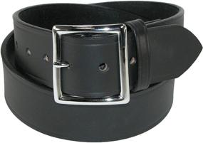 img 4 attached to Stylish and Durable Boston Leather Mens Garrison Brown Belts: Must-Have Men's Accessories