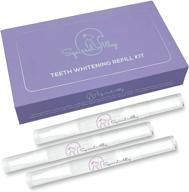 🦷 advanced teeth whitening pen for sensitive teeth - pack of 3 pens, 21 uses - 35% carbamide peroxide - portable and travel-friendly logo