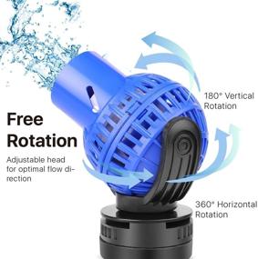 img 3 attached to 🌊 Enhance Water Circulation in Your Aquarium with Flexzion Submersible Wave Maker: Magnetic Mount, Adjustable Flow Rate for Marine Coral Reef Tank, Pools, Fresh & Salt Water Fish