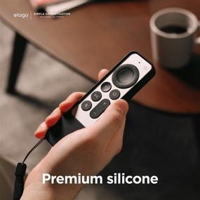 img 1 attached to елаго R4 Ретро-чехол для 2021 года Apple TV Siri Remote 2-го поколения - классический дизайн контроллера, доступ ко все функциям - черный +