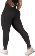 🩳 vaslanda ruched seamless workout leggings - high waisted yoga pants for lifting butt, booty and activewear lounge логотип