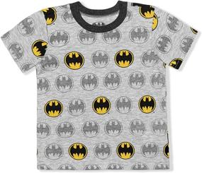 img 2 attached to 🦇 Boys 2 Pack Batman Jogger Set - Printed Graphic Shirt and Sports Pants