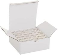 🧵 embroidex 144-pack of size 15/a prewound bobbin thread for brother embroidery machine - 90 weight, white plastic sided - top quality thread set logo