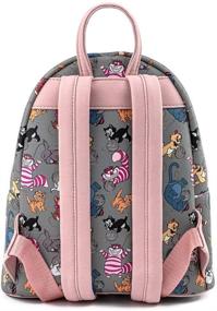 img 2 attached to 🐱 Loungefly Disney Cats Double Strap Faux Leather Women's Shoulder Bag Purse - Enhanced for SEO