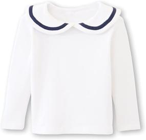 img 4 attached to 👚 ContiKids Girls Peter Collar Blouse for Stylish Girls: Clothing and Tops, Tees & Blouses Exploring Fashion Trends