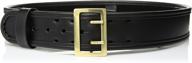 👗 bianchi women's belt accessories – black browne chrome buckle logo