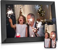 🖼️ bsimb 15 inch digital picture frame 16gb: wifi smart cloud photo frame with touch screen, auto-rotate, wall-mounted - easy setup for instantly sending pictures & videos via app email logo