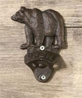 🐻 enhanced seo: giftcraft wall-mounted cast iron bear bottle opener logo