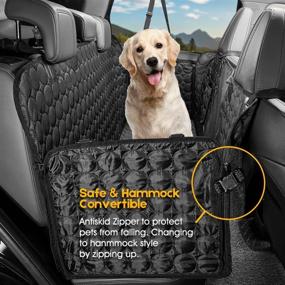 img 3 attached to 🐶 BONZOO Dog Car Seat Cover: Ultimate Protection for Cars, Trucks, and SUVs