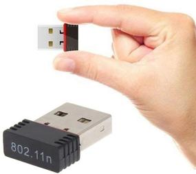 img 4 attached to 📶 Zibo Mini USB Wifi Wireless Adapter, 150Mbps, Compatible with Windows XP, Vista, 7, 8, Linux - Boost Your Internet Connection