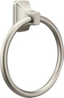 moen p5860bn donner contemporary towel ring: stylish brushed nickel accessory for bathrooms logo