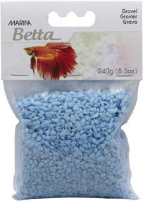 img 1 attached to 🐠 Enhance Your Betta's Home with the Marina Betta Aquarium Starter Kit: Vibrant Blue Gravel Included!